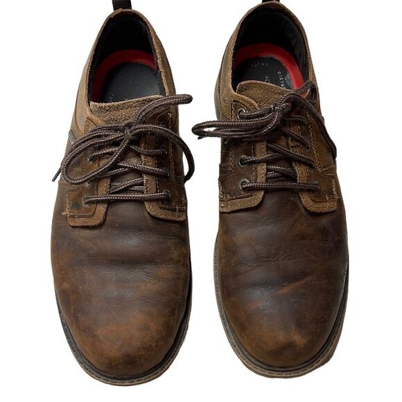 Rockport Hydro-Sheild Waterproof Rugged Bucks II Leather Oxfords. Size 10. - Picture 1 of 13